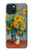 S2937 Claude Monet Bouquet of Sunflowers Hülle Schutzhülle Taschen für iPhone 15