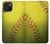 S3031 Yellow Softball Ball Hülle Schutzhülle Taschen für iPhone 15