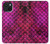 S3051 Pink Mermaid Fish Scale Hülle Schutzhülle Taschen für iPhone 15