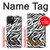 S3056 Zebra Skin Texture Graphic Printed Hülle Schutzhülle Taschen für iPhone 15