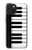 S3078 Black and White Piano Keyboard Hülle Schutzhülle Taschen für iPhone 15
