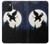 S3323 Flying Elephant Full Moon Night Hülle Schutzhülle Taschen für iPhone 15