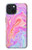 S3444 Digital Art Colorful Liquid Hülle Schutzhülle Taschen für iPhone 15