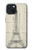S3474 Eiffel Architectural Drawing Hülle Schutzhülle Taschen für iPhone 15
