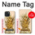 S3490 Gold Pineapple Hülle Schutzhülle Taschen für iPhone 15