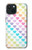 S3499 Colorful Heart Pattern Hülle Schutzhülle Taschen für iPhone 15