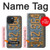 S3750 Vintage Vehicle Registration Plate Hülle Schutzhülle Taschen für iPhone 15