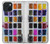 S3956 Watercolor Palette Box Graphic Hülle Schutzhülle Taschen für iPhone 15
