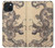 S0318 Antique Dragon Hülle Schutzhülle Taschen für iPhone 15 Plus
