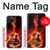 S0415 Fire Guitar Burn Hülle Schutzhülle Taschen für iPhone 15 Plus
