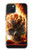 S0863 Hell Fire Skull Hülle Schutzhülle Taschen für iPhone 15 Plus