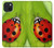 S0892 Ladybug Hülle Schutzhülle Taschen für iPhone 15 Plus