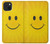 S1146 Yellow Sun Smile Hülle Schutzhülle Taschen für iPhone 15 Plus