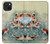 S1654 Koi Carp Fish Art Painting Hülle Schutzhülle Taschen für iPhone 15 Plus