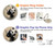 S2210 Panda Fluffy Art Painting Hülle Schutzhülle Taschen für iPhone 15 Plus