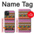 S2292 Aztec Tribal Pattern Hülle Schutzhülle Taschen für iPhone 15 Plus