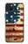 S2349 Old American Flag Hülle Schutzhülle Taschen für iPhone 15 Plus