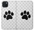 S2355 Paw Foot Print Hülle Schutzhülle Taschen für iPhone 15 Plus