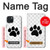 S2355 Paw Foot Print Hülle Schutzhülle Taschen für iPhone 15 Plus