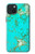 S2377 Turquoise Gemstone Texture Graphic Printed Hülle Schutzhülle Taschen für iPhone 15 Plus