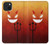 S2454 Red Cute Little Devil Cartoon Hülle Schutzhülle Taschen für iPhone 15 Plus