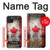 S2490 Canada Maple Leaf Flag Texture Hülle Schutzhülle Taschen für iPhone 15 Plus