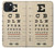 S2502 Eye Exam Chart Decorative Decoupage Poster Hülle Schutzhülle Taschen für iPhone 15 Plus