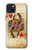 S2833 Poker Card Queen Hearts Hülle Schutzhülle Taschen für iPhone 15 Plus