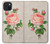 S3079 Vintage Pink Rose Hülle Schutzhülle Taschen für iPhone 15 Plus
