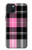 S3091 Pink Plaid Pattern Hülle Schutzhülle Taschen für iPhone 15 Plus