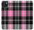 S3091 Pink Plaid Pattern Hülle Schutzhülle Taschen für iPhone 15 Plus