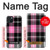 S3091 Pink Plaid Pattern Hülle Schutzhülle Taschen für iPhone 15 Plus