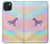 S3203 Rainbow Unicorn Hülle Schutzhülle Taschen für iPhone 15 Plus