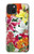 S3205 Retro Art Flowers Hülle Schutzhülle Taschen für iPhone 15 Plus