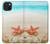 S3212 Sea Shells Starfish Beach Hülle Schutzhülle Taschen für iPhone 15 Plus