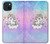 S3256 Cute Unicorn Cartoon Hülle Schutzhülle Taschen für iPhone 15 Plus
