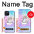 S3256 Cute Unicorn Cartoon Hülle Schutzhülle Taschen für iPhone 15 Plus