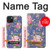 S3265 Vintage Flower Pattern Hülle Schutzhülle Taschen für iPhone 15 Plus