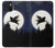 S3289 Flying Pig Full Moon Night Hülle Schutzhülle Taschen für iPhone 15 Plus