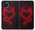 S3682 Devil Heart Hülle Schutzhülle Taschen für iPhone 15 Plus