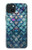 S3809 Mermaid Fish Scale Hülle Schutzhülle Taschen für iPhone 15 Plus