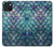 S3809 Mermaid Fish Scale Hülle Schutzhülle Taschen für iPhone 15 Plus