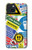 S3960 Safety Signs Sticker Collage Hülle Schutzhülle Taschen für iPhone 15 Plus