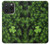 S0358 Clover Lucky Leaf Hülle Schutzhülle Taschen für iPhone 15 Pro