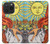 S0565 Tarot Sun Hülle Schutzhülle Taschen für iPhone 15 Pro