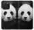 S1072 Panda Bear Hülle Schutzhülle Taschen für iPhone 15 Pro