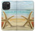 S1117 Starfish on the Beach Hülle Schutzhülle Taschen für iPhone 15 Pro