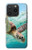 S1377 Ocean Sea Turtle Hülle Schutzhülle Taschen für iPhone 15 Pro