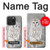 S1566 Snowy Owl White Owl Hülle Schutzhülle Taschen für iPhone 15 Pro