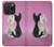 S1832 Love Cat Hülle Schutzhülle Taschen für iPhone 15 Pro